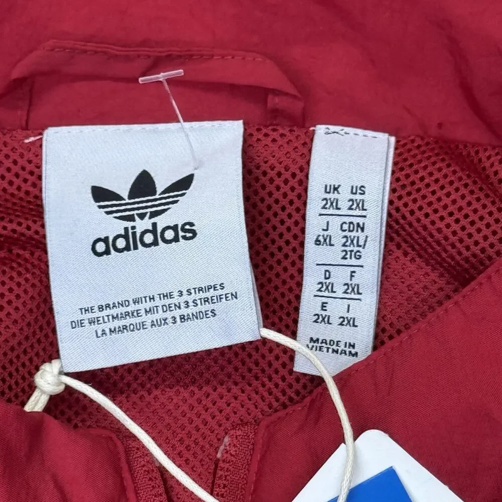 NEW FC Bayern Munich adidas Originals Track Top Jacket Red 2XL